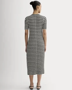 The Rib-Knit Henley Dress