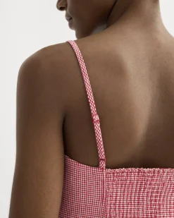 The Seamed Top in Stretch Linen
