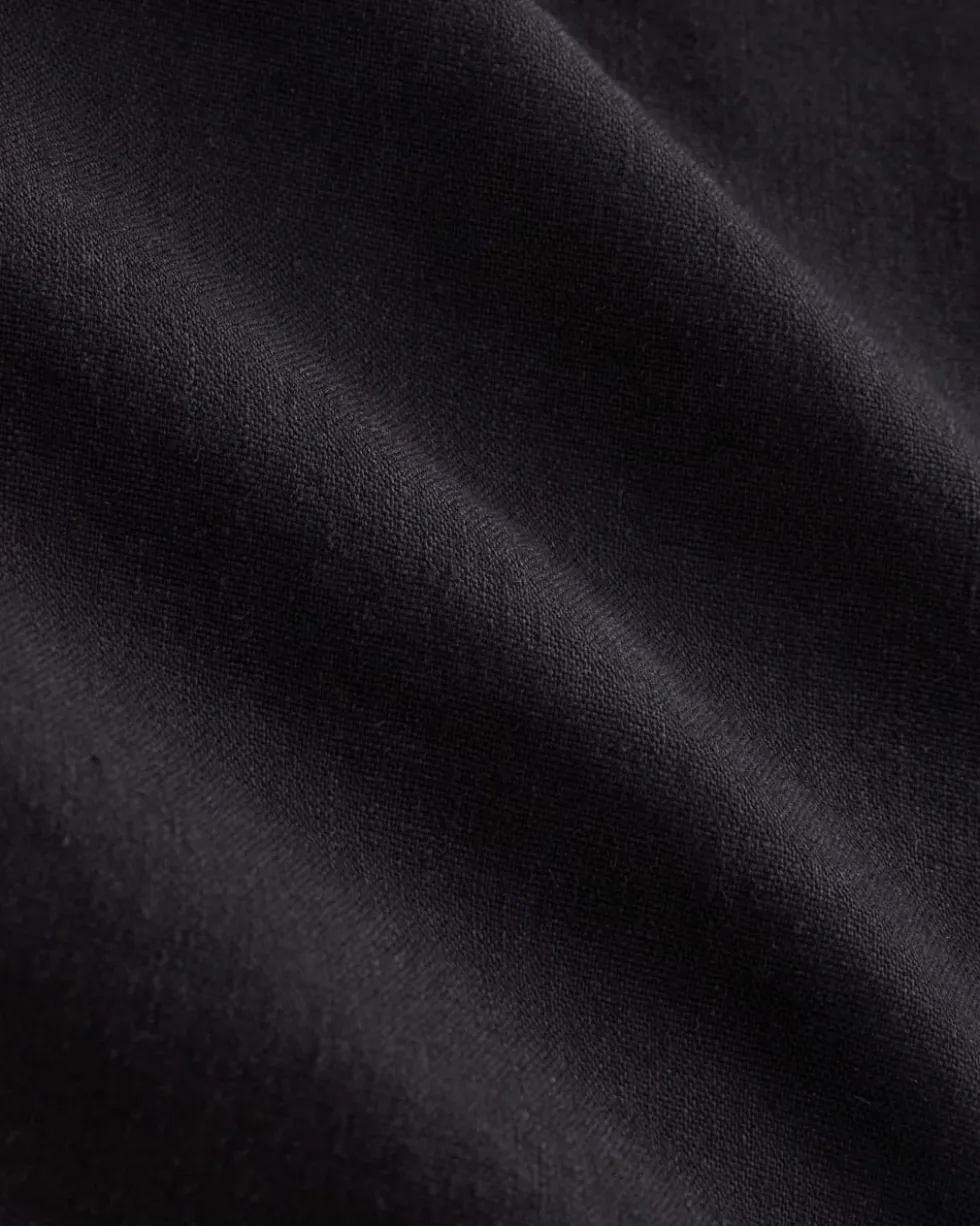The Seamed Top in Stretch Linen