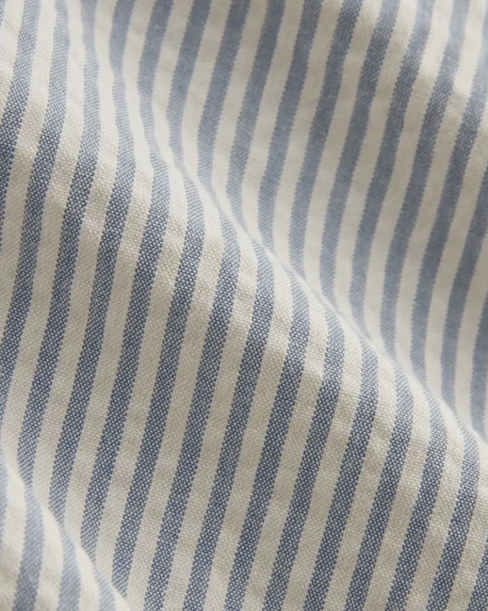 The Seersucker Mini Wrap Dress