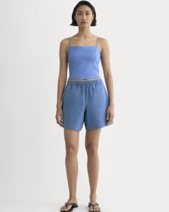 The Seersucker Pull-On Short