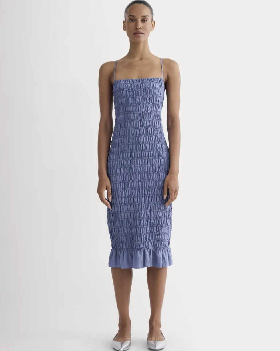 The Smocked Column Dress
