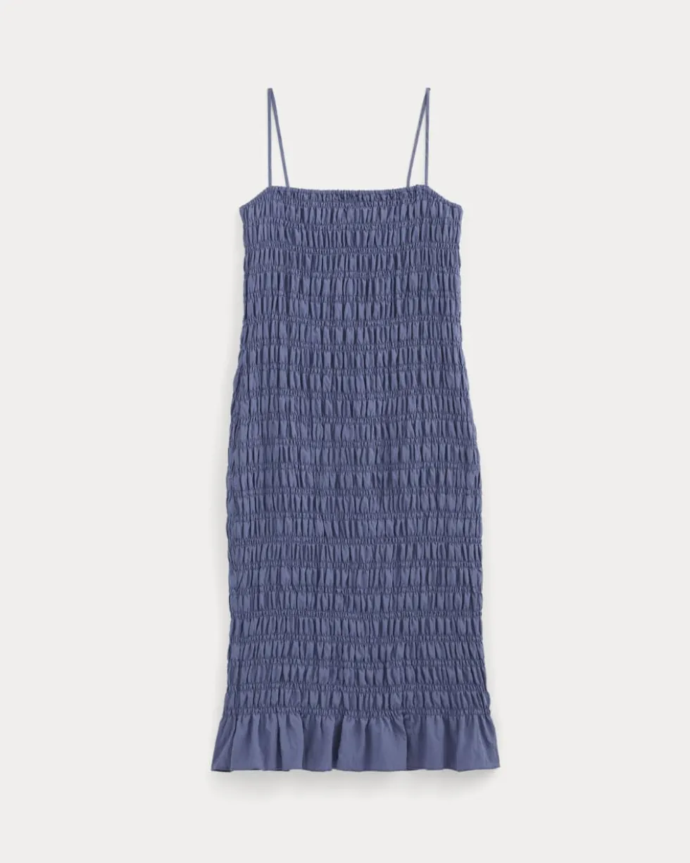 The Smocked Column Dress