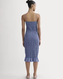 The Smocked Column Dress
