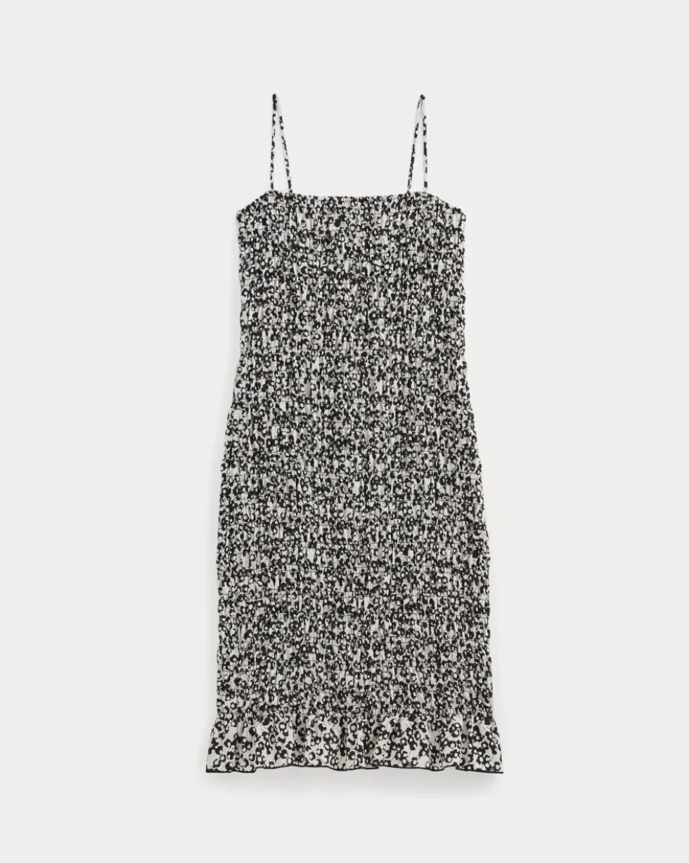 The Smocked Column Dress