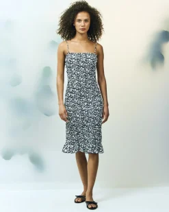 The Smocked Column Dress