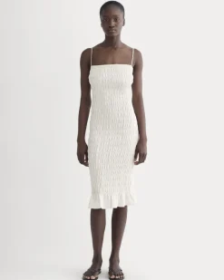 The Smocked Column Dress