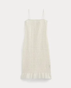 The Smocked Column Dress