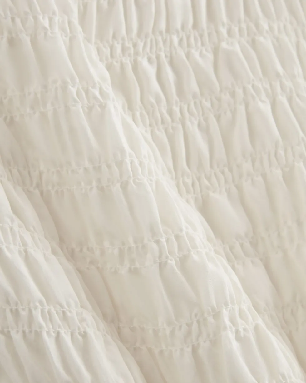The Smocked Column Dress