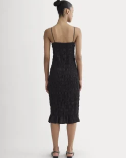 The Smocked Column Dress