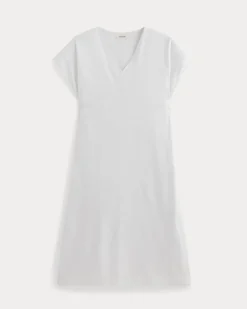 The Tie-Back Dress in Stretch Linen