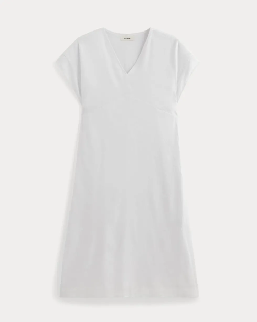 The Tie-Back Dress in Stretch Linen