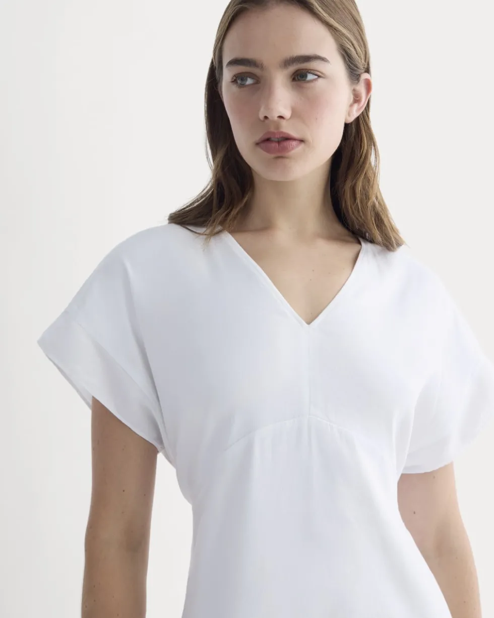 The Tie-Back Dress in Stretch Linen