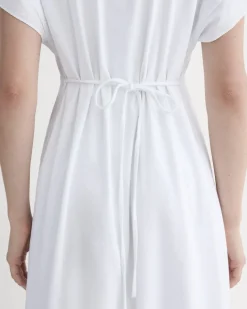 The Tie-Back Dress in Stretch Linen