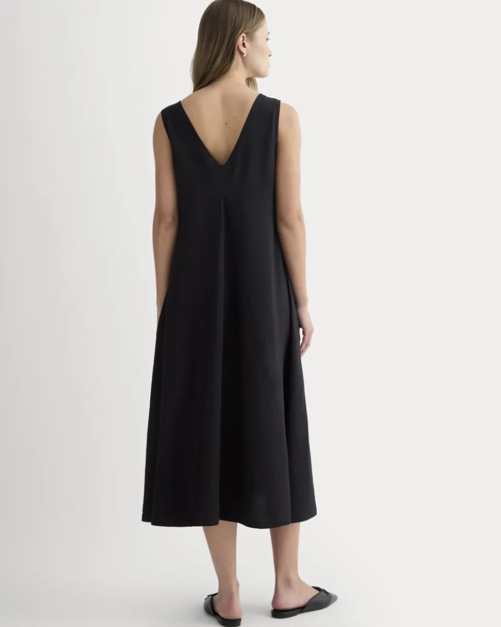 The V-Neck Dress in SoftLuxe