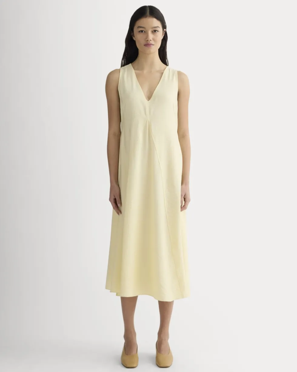The V-Neck Dress in SoftLuxe