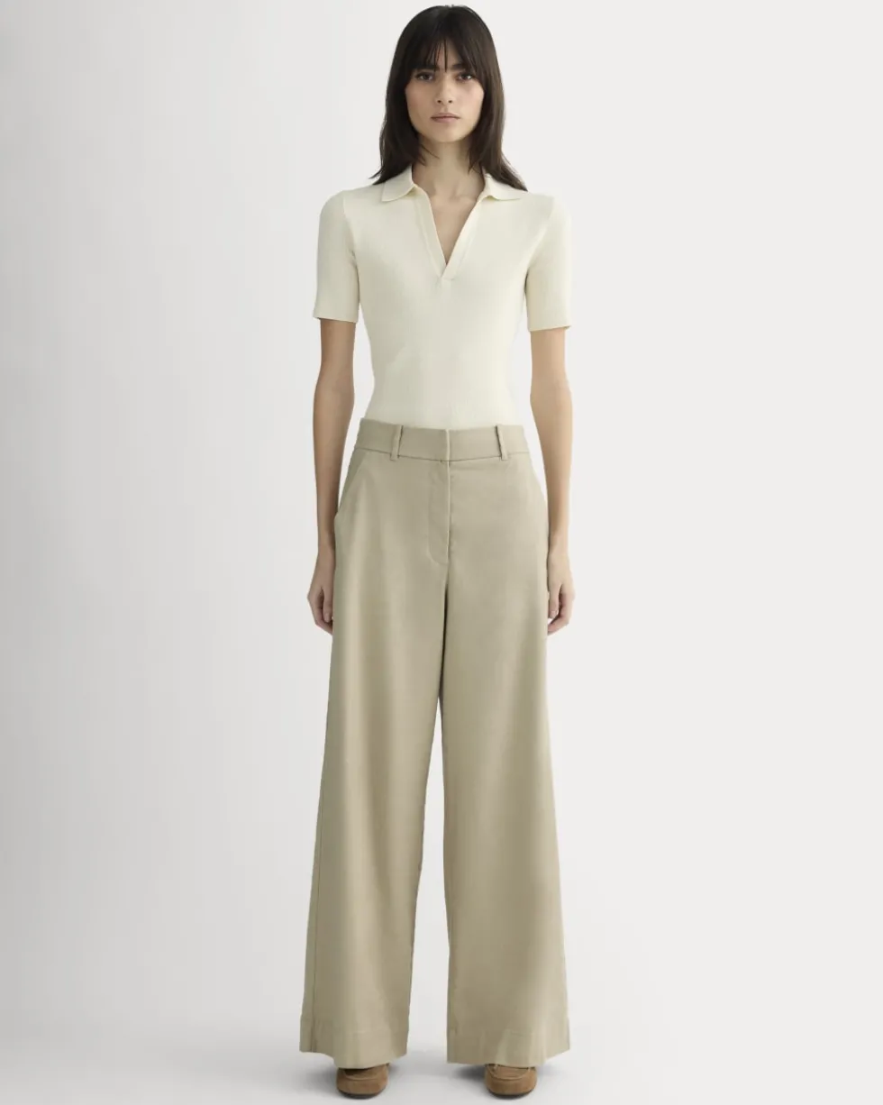 The Wide-Leg Pant in Stretch Linen