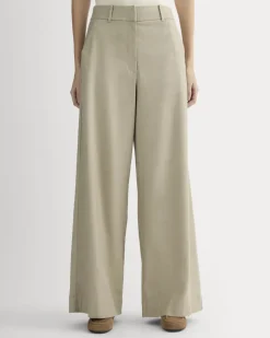 The Wide-Leg Pant in Stretch Linen