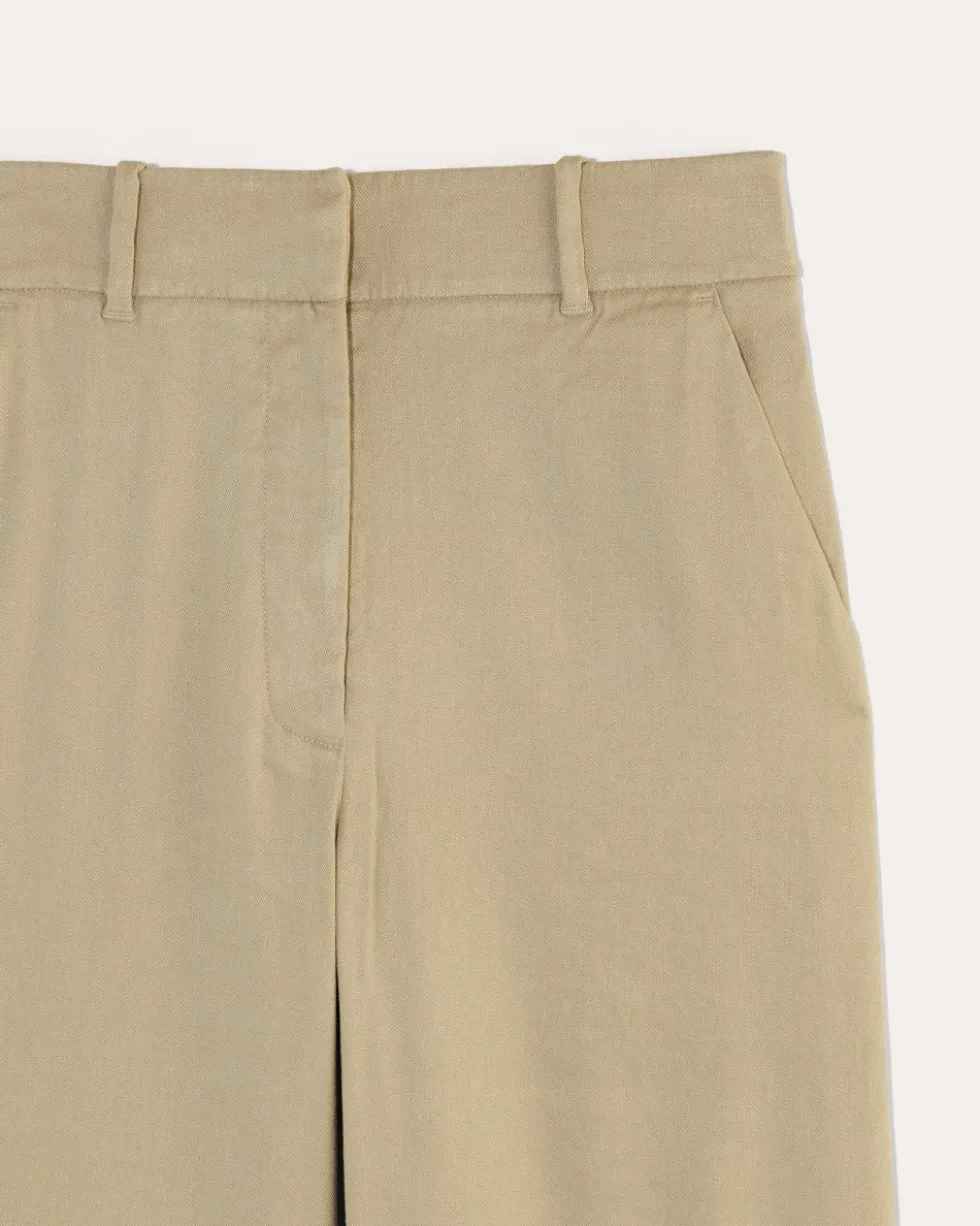 The Wide-Leg Pant in Stretch Linen