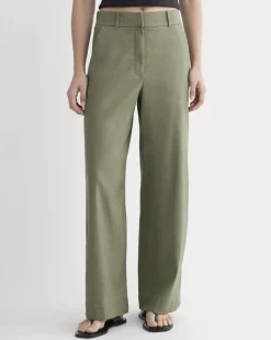The Wide-Leg Pant in Stretch Linen