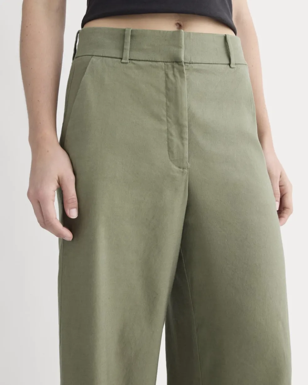 The Wide-Leg Pant in Stretch Linen