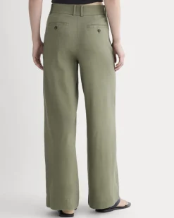 The Wide-Leg Pant in Stretch Linen