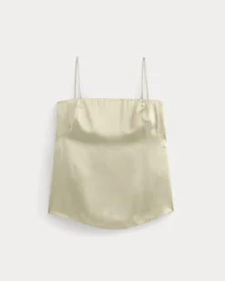 Thin Strap Cami in Silk Charmeuse