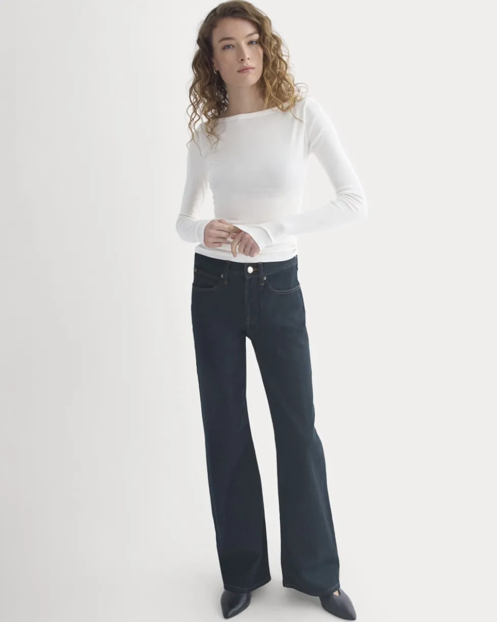 Tissue Boatneck Top