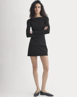 Tissue Boatneck Top