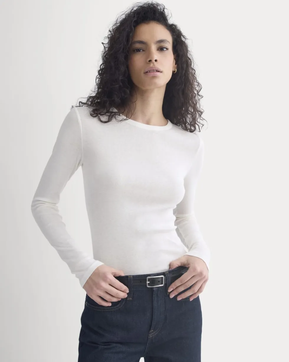 Tissue Long-Sleeve Crew