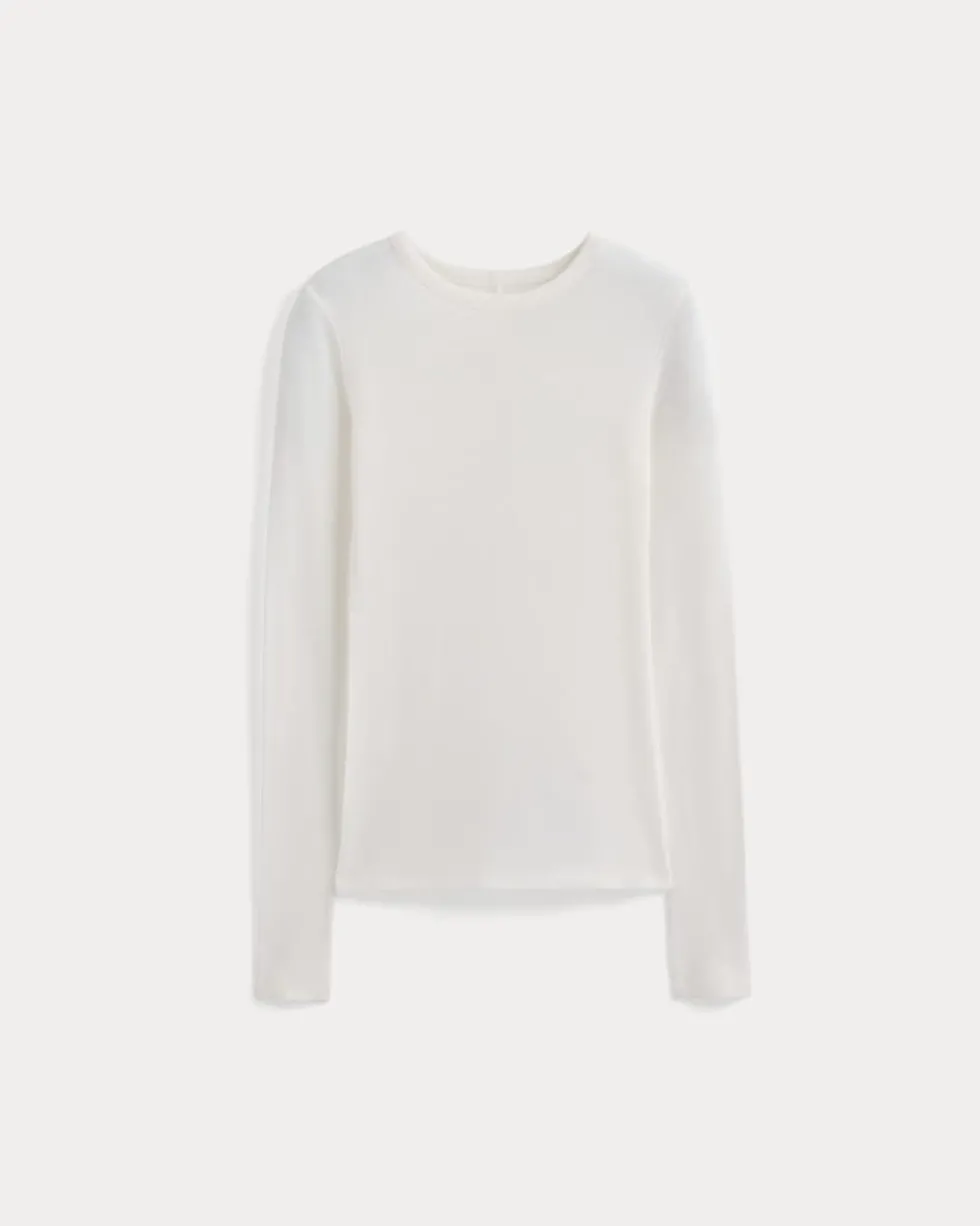 Tissue Long-Sleeve Crew
