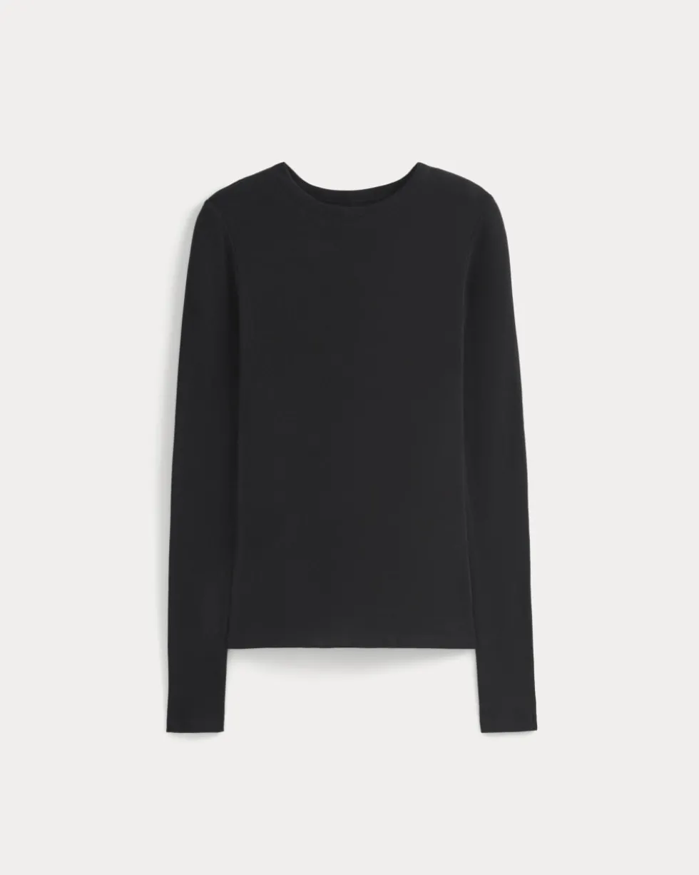 Tissue Long-Sleeve Crew