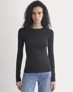 Tissue Long-Sleeve Crew