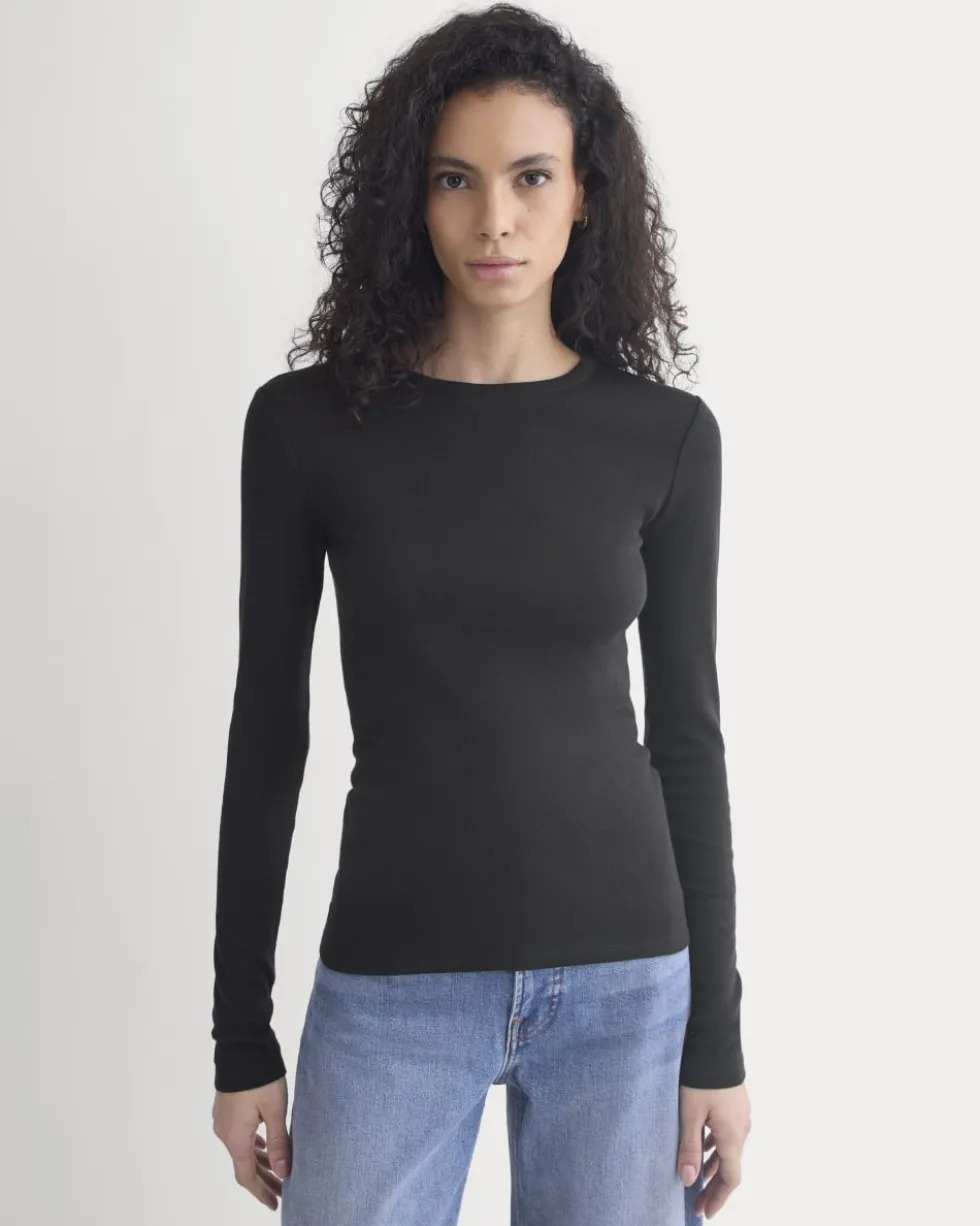 Tissue Long-Sleeve Crew