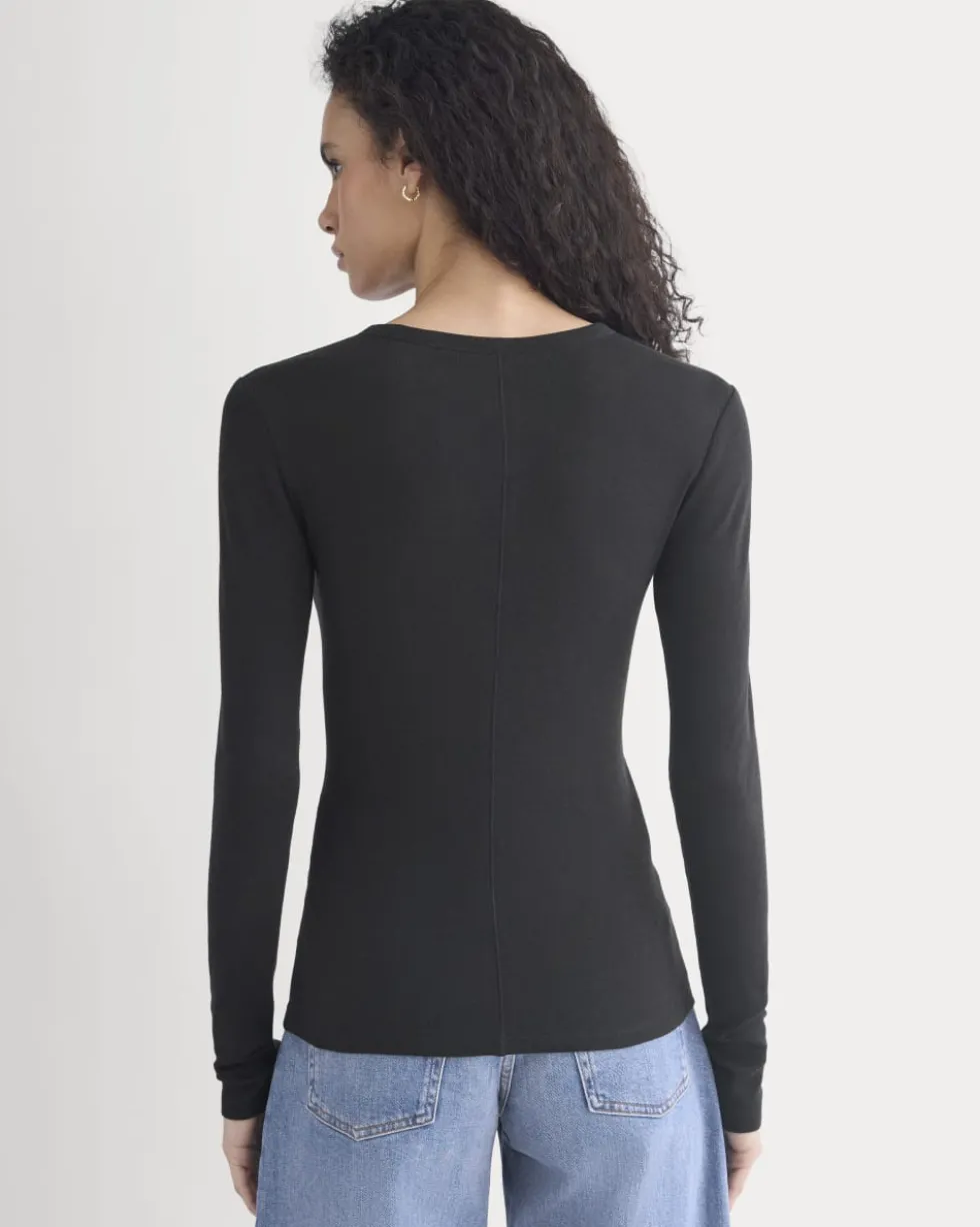 Tissue Long-Sleeve Crew