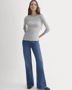 Tissue Long-Sleeve Crew