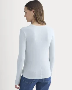 Tissue Long-Sleeve Crew