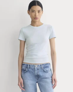 Tissue Short-Sleeve Crew