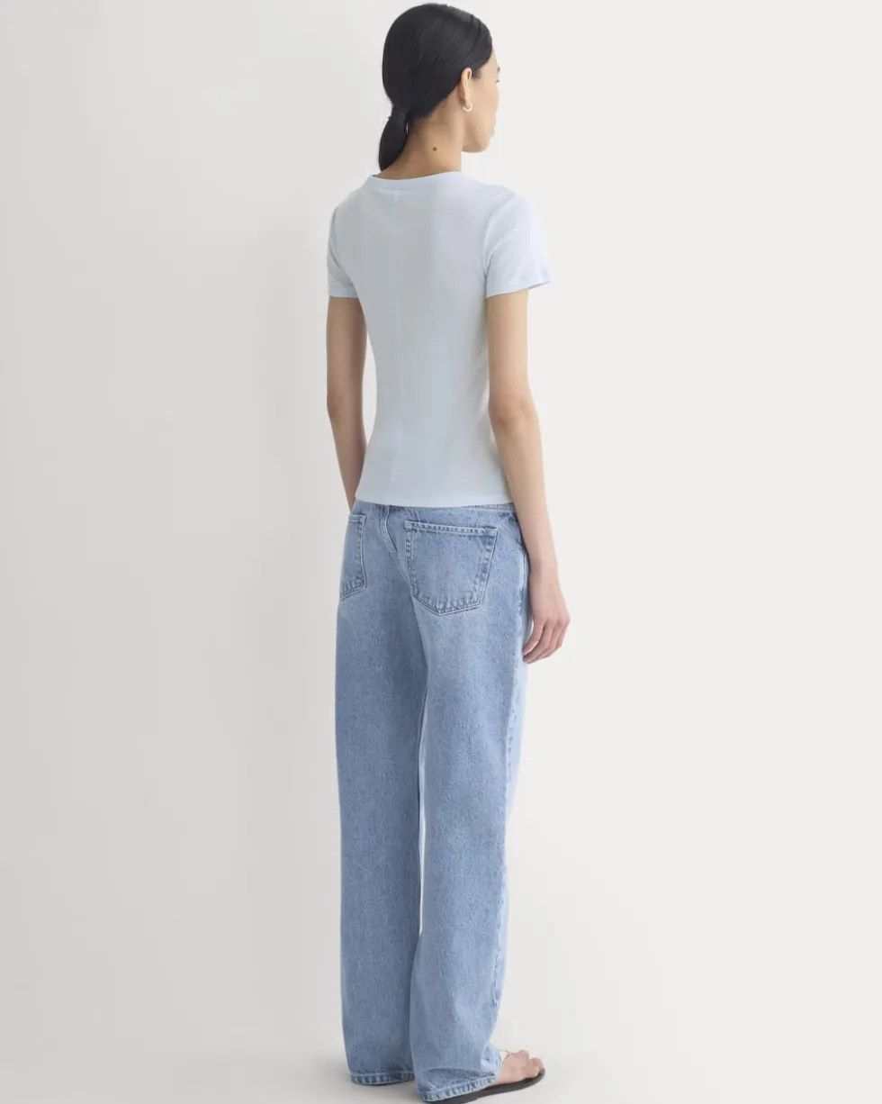 Tissue Short-Sleeve Crew