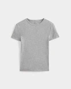 Tissue Short-Sleeve Crew
