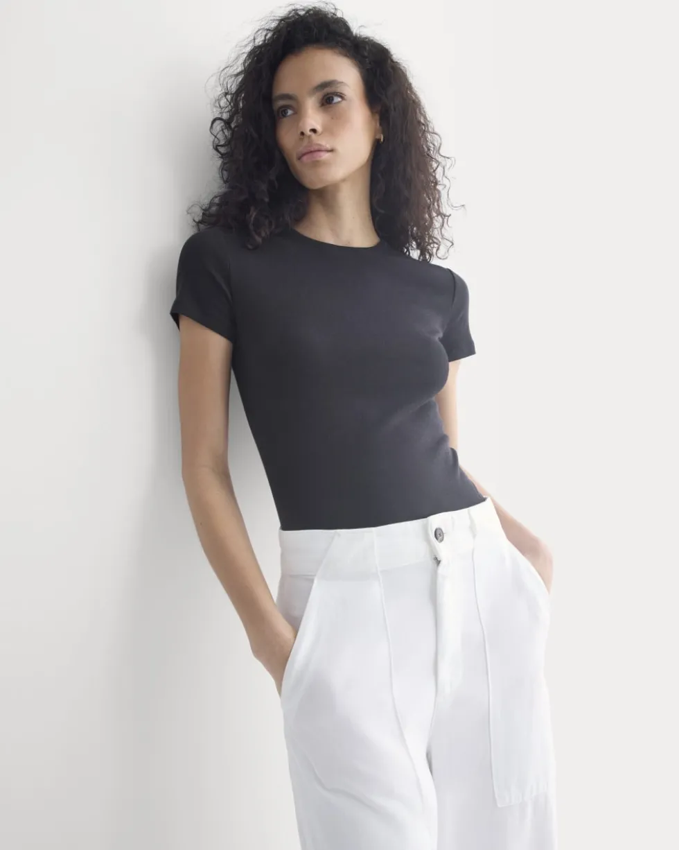 Tissue Short-Sleeve Crew