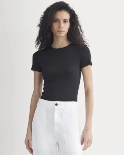 Tissue Short-Sleeve Crew
