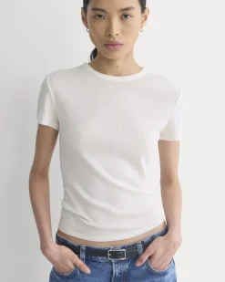 Tissue Short-Sleeve Crew