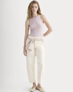 Twisted Seam Barrel Pant