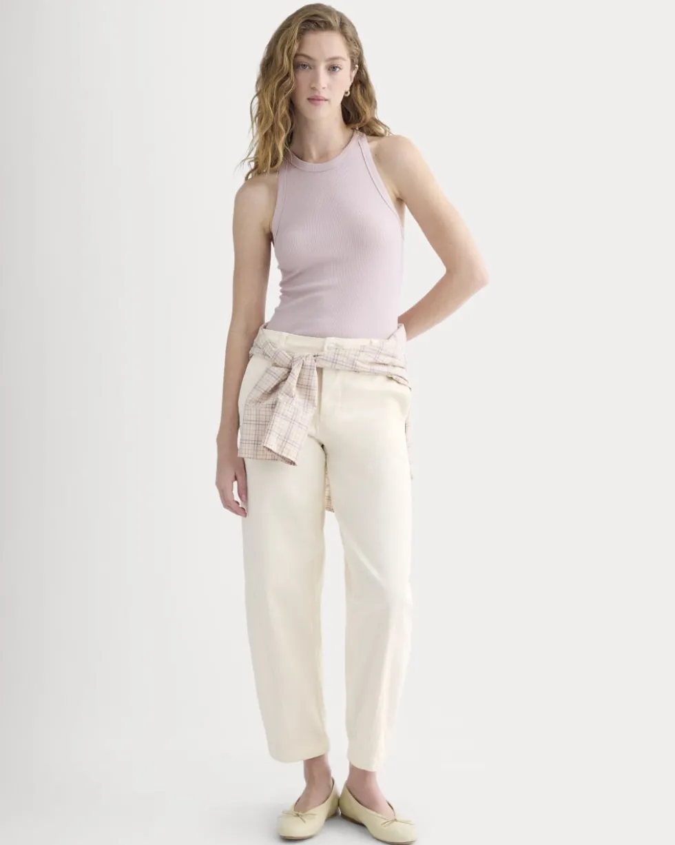 Twisted Seam Barrel Pant