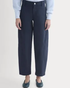 Twisted Seam Barrel Pant