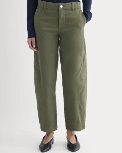 Twisted Seam Barrel Pant