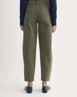Twisted Seam Barrel Pant