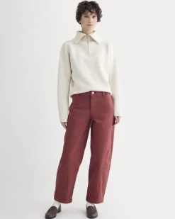 Twisted Seam Barrel Pant