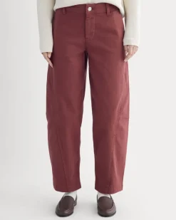 Twisted Seam Barrel Pant